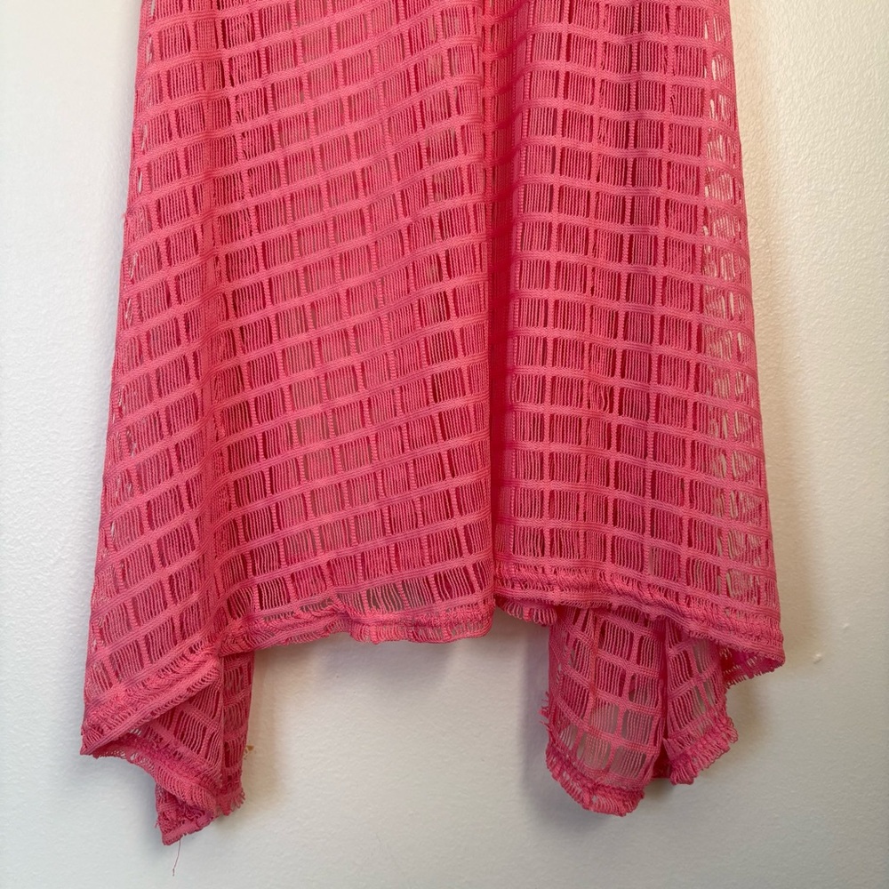 India Boutique Coral Mesh Dress/Swim Cover One Size NWT - Picture 4 of 8